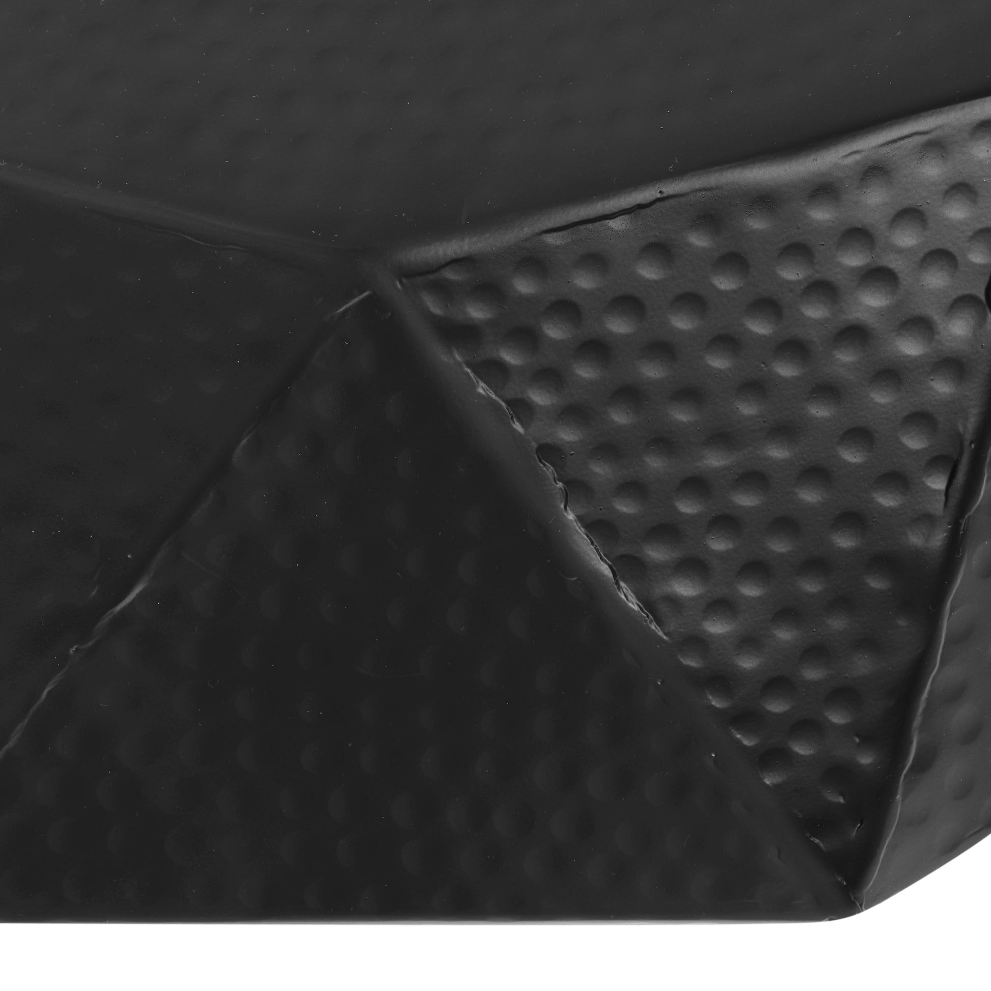 Polygonal Coffee Table Black Aluminium