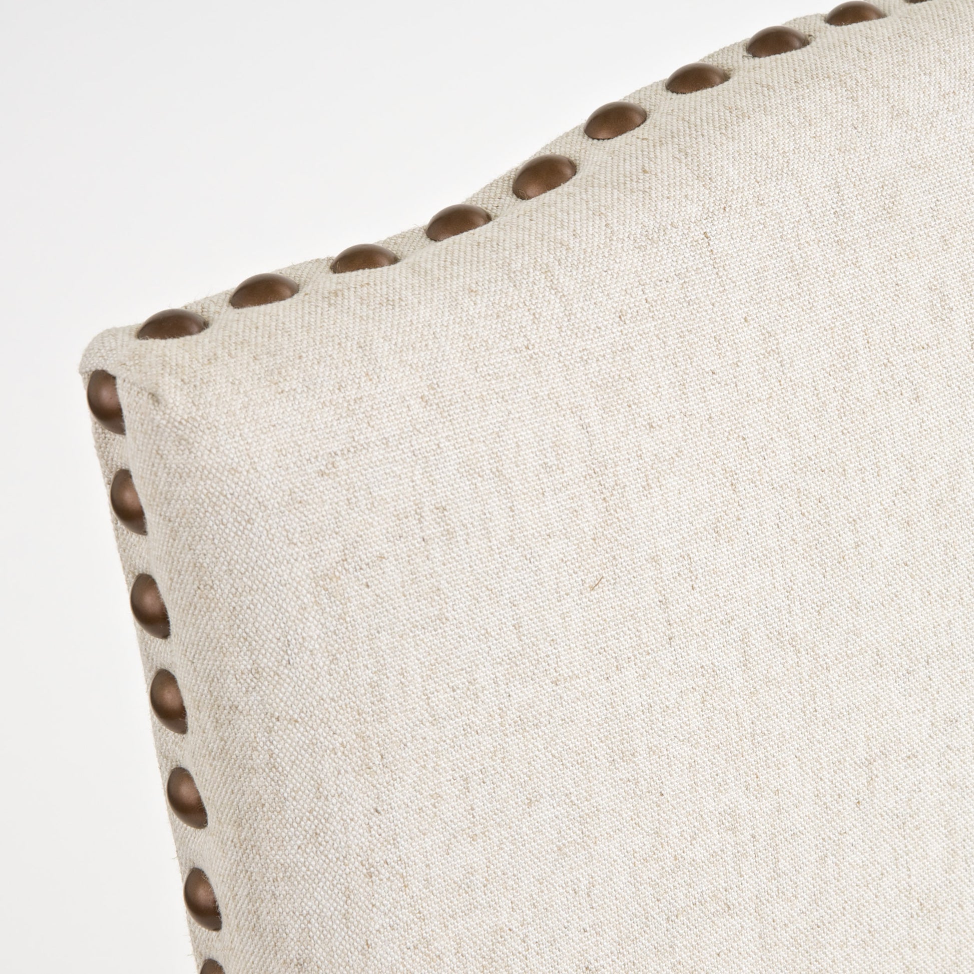 Madison Kd Stud Dining Chair Beige Fabric