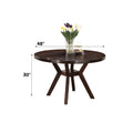 Drake Espresso Finish Dining Table Espresso Synthetic Wood