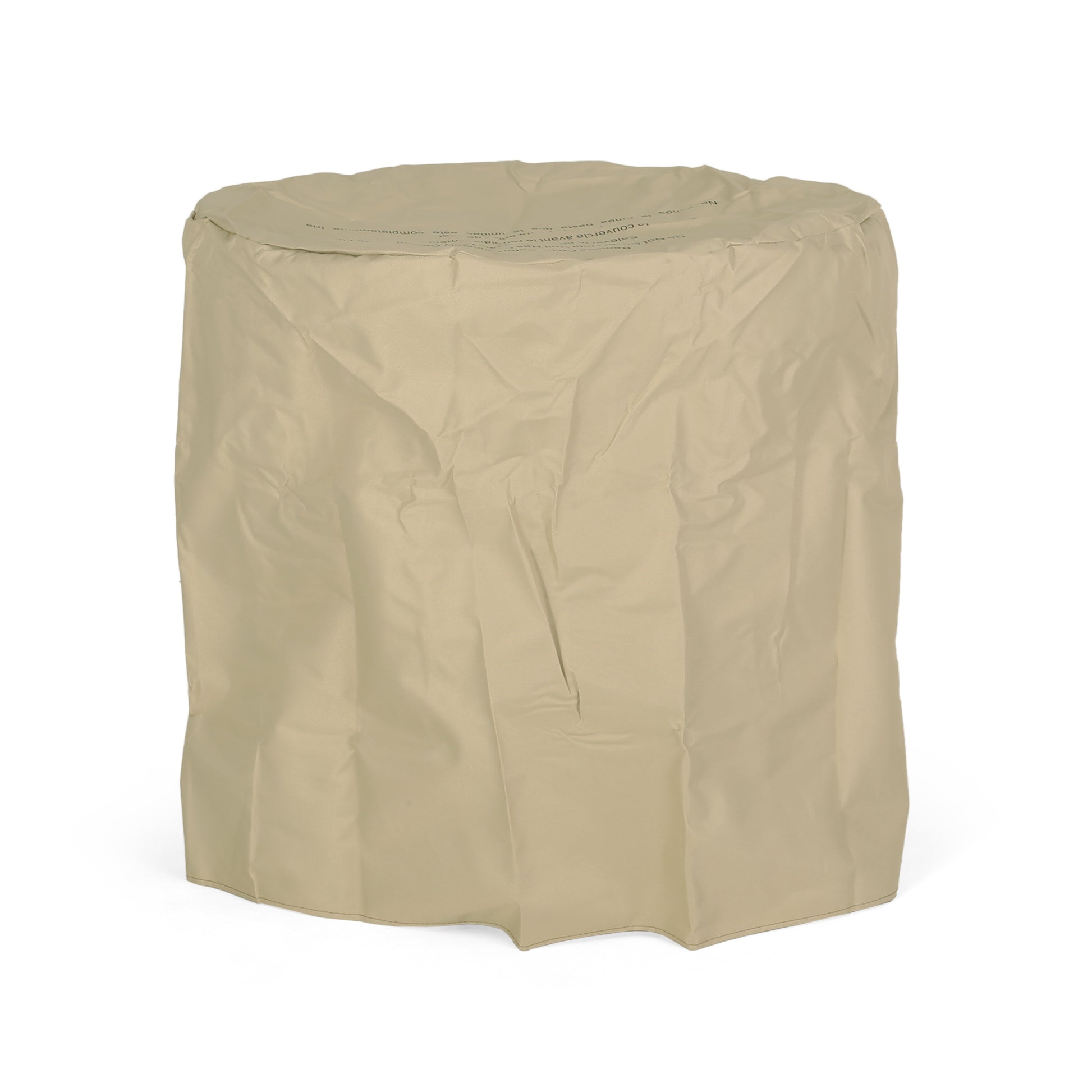 Round 25" Mgo Fire Pit 40 000 Btu Dark Brown Magnesium Oxide