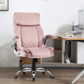 Swivel Office Room Chair Executive Desk Chair Velvet Caster Metal Pink Office Foam Dry Clean American Design,Cute,Modern Handle Office Chairs Foam Adjustable Height Velvet