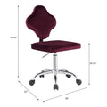 Red Swivel Office Chair With Casters Solid Red Office Foam Traditional Office Chairs Solid Back Swivel Fabric Metal