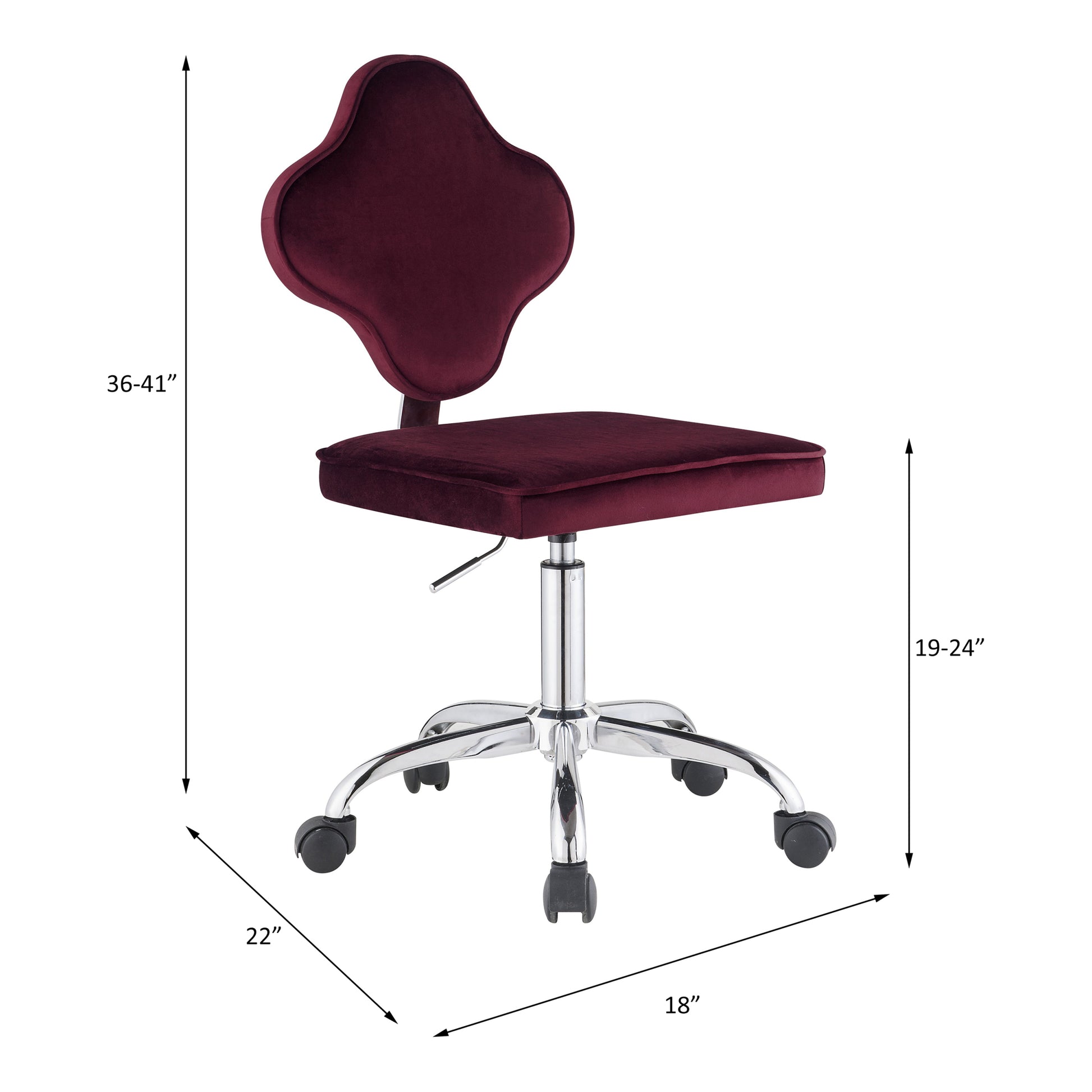 Red Swivel Office Chair With Casters Solid Red Office Foam Traditional Office Chairs Solid Back Swivel Fabric Metal