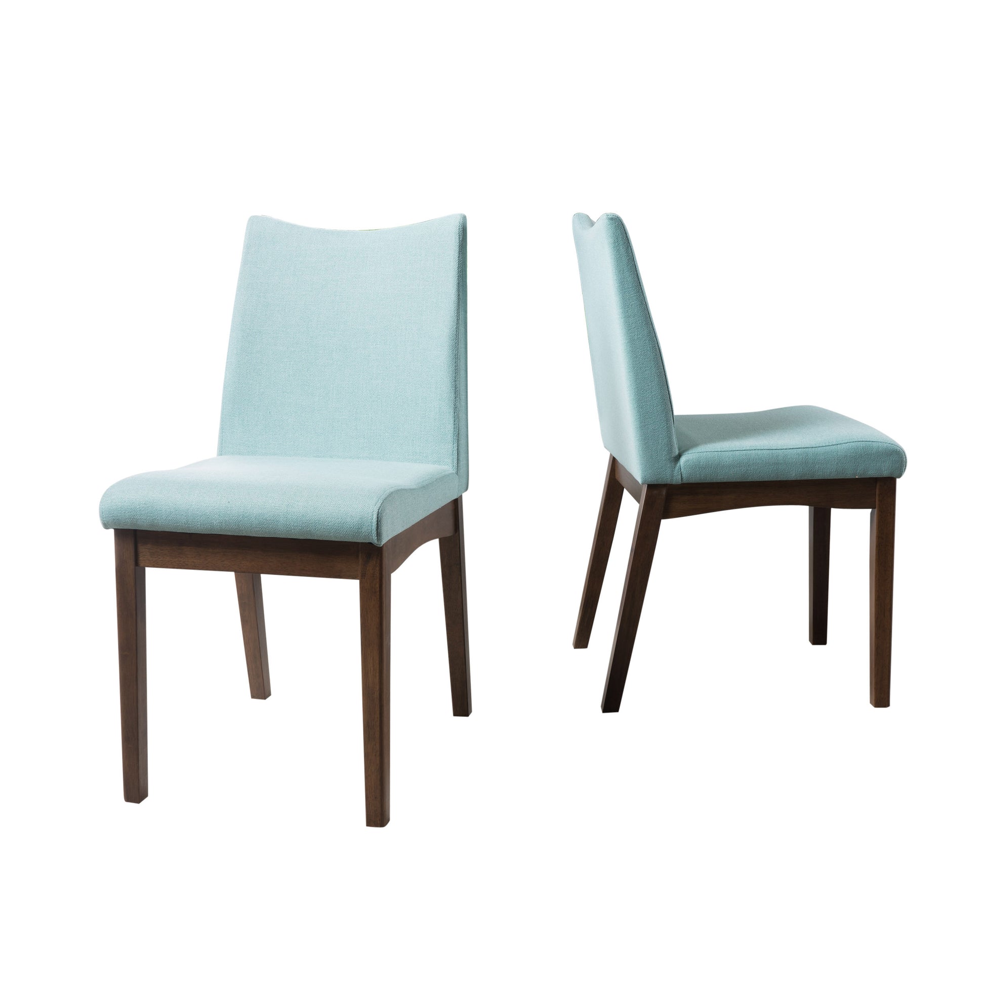 Dining Chair Set Of 2 Mint Fabric