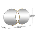 Wall Mirror Gold Iron