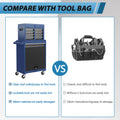 Tool Chest,5 Drawer Rolling Tool Storagecabinet With Enhanced Packaging, Detachabletop Tool Box, Metal Tool Cart For Garageworkshop Blue Gray Iron