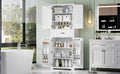Bathroom Storage Cabinet With Multi Functional Storage Space, Drawer With Slide Rails, Adjustable Shelf, White White Mdf