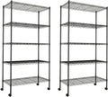 Heavy Duty 5 Shelf Storage Shelving Unit, 1250Lbs Loading Capacity, 29.92