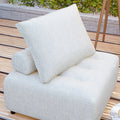 Outdoor Modular Sofa, With Aluminum Structure, Support Cushion And Back Cushion Cover Removable, Fade Resistant, Waterproof Sofa Cover Included,Beige The Ratebased On A Single Piece Beige Aluminium 1 Seat