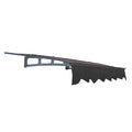 Da5934W Series Door Window Awning Canopy Made Of 0.137 Inch Thick Crystal Solid Polycarbonate Sheet And Aluminum Alloy With Valance In Size Of 59