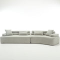Unique Modeling Design,Upholstered Indoor Furniture,Foam Filled Sleeper Sofa Bed For Living Room,Bedroom,3 Colors Green Primary Living Space Modern Foam Polyester 4 Seat