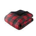 Faux Wool To Faux Fur Down Alternative Comforter Set Twin Multicolor Polyester