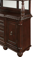 Antoinette Buffet Dark Brown Dark Brown Wood