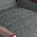 Recliner Chair Grey Fabric