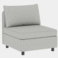 Love Seat Couches, 2 Seater Loveseat Mid Century Modern Sofa Couch With Storage For Small Spaces, Living Room, Dorm, Bedroom Grey Fabric