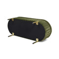 Chloe Modern Glam Storage Bench, Olive Green Performance Velvet Olive Green Foam Velvet