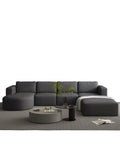 133.84*70.86 Modular Sectional Sofa Sleeper Couch, Sectional Sofa With Chaise And Ottoman, Convertible U Shaped Modular Sofa Set. Compressed Sponge, Dark Grey. Combo 2A B C D Dark Grey Primary Living Space Soft Minimalist,Modern Foam Spring 6 Seat