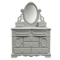 Flora Jewelry Mirror, Gray Finish Bd02206 Gray Mirror