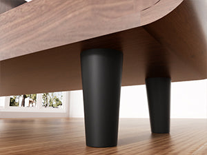 Mid Century Modern Tv Stand For 55 60 65 70 Inch Tv, Wood Entertainment Center With Power Outlets, Media Console With Sliding Doors And Open Shelf For Living Room, Walnut Walnut 60 69 Inches Wood