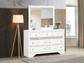 Madrid G02390 D Dresser White Wood