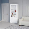 Bar Cabinet Nixon, Living Room, White White Primary Living Space Contemporary,Modern Particle Board Engineered Wood