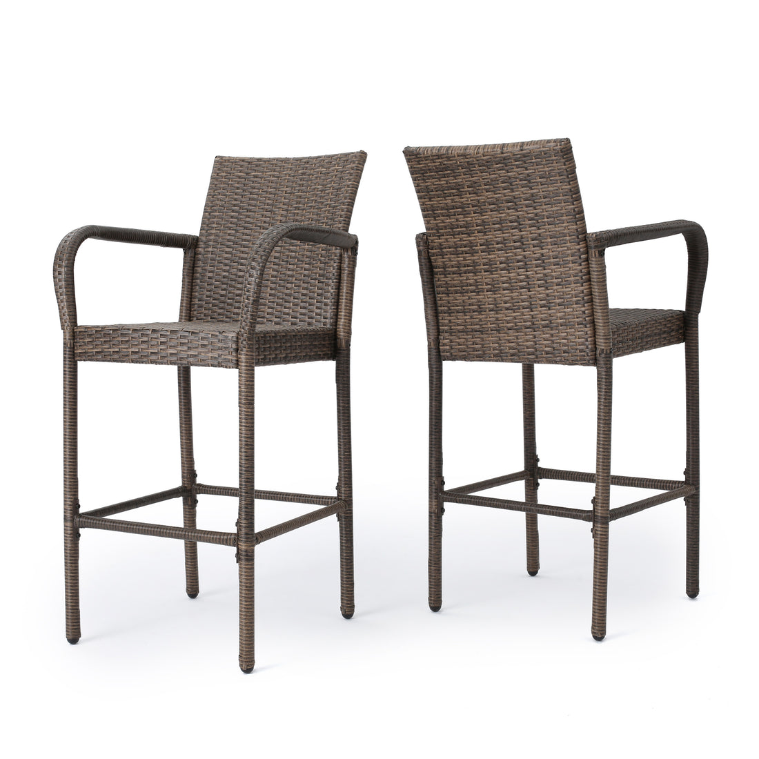 Littleton Barstool Brown Iron