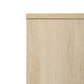 Rattan 4 Door Sideboardsideboard Buffet Storage Cabinet,Accent Storage Cabinetlarge Cabinet With 4 Rattan Decorated Doors For Living Room Dining Room Natural Particle Board Mdf