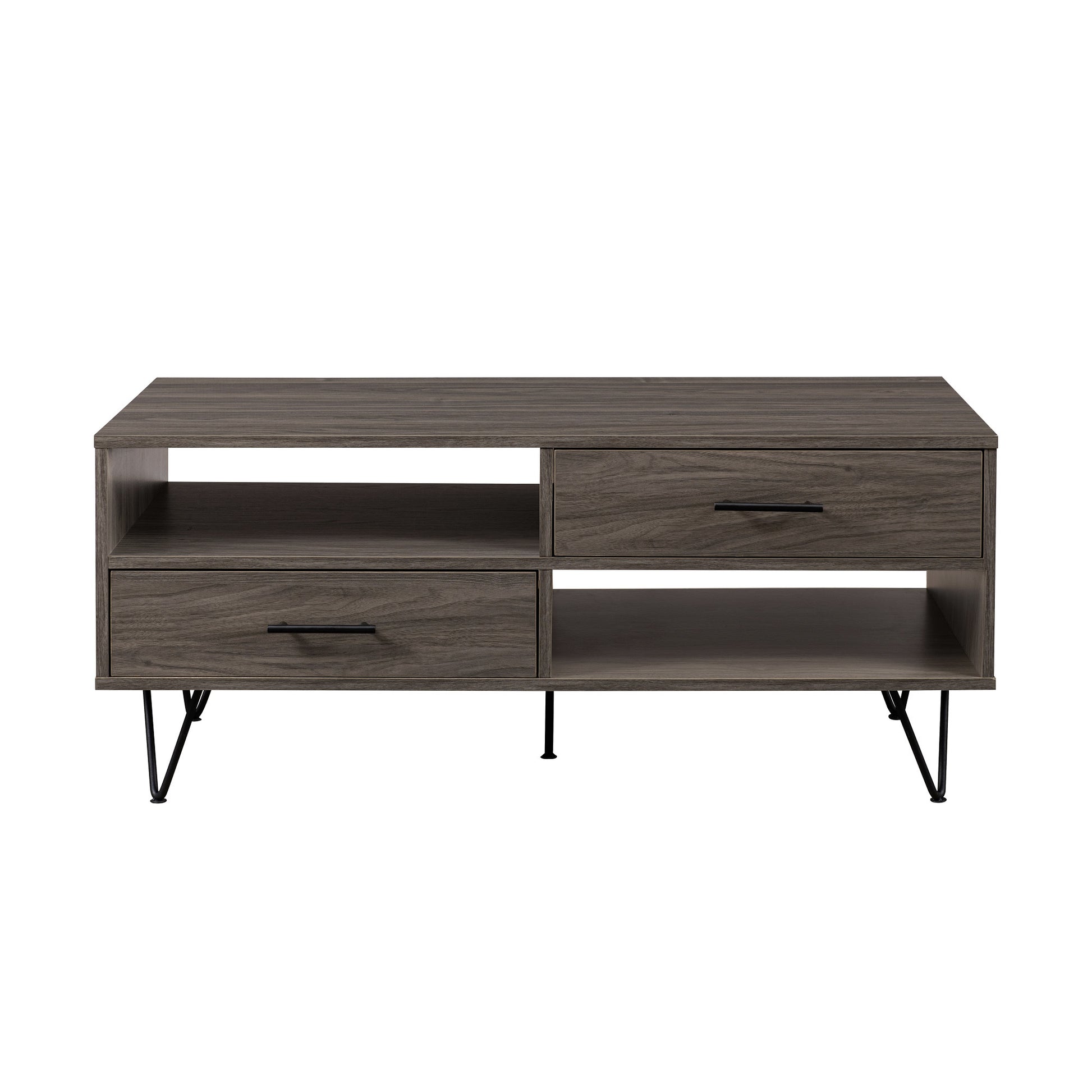 Modern Hairpin Leg Coffee Table Slate Grey Light Gray Mdf Mdf