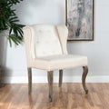 Kd Single Chair Beige Fabric