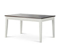 Caylie 5 Piece Dining Set White White Wood
