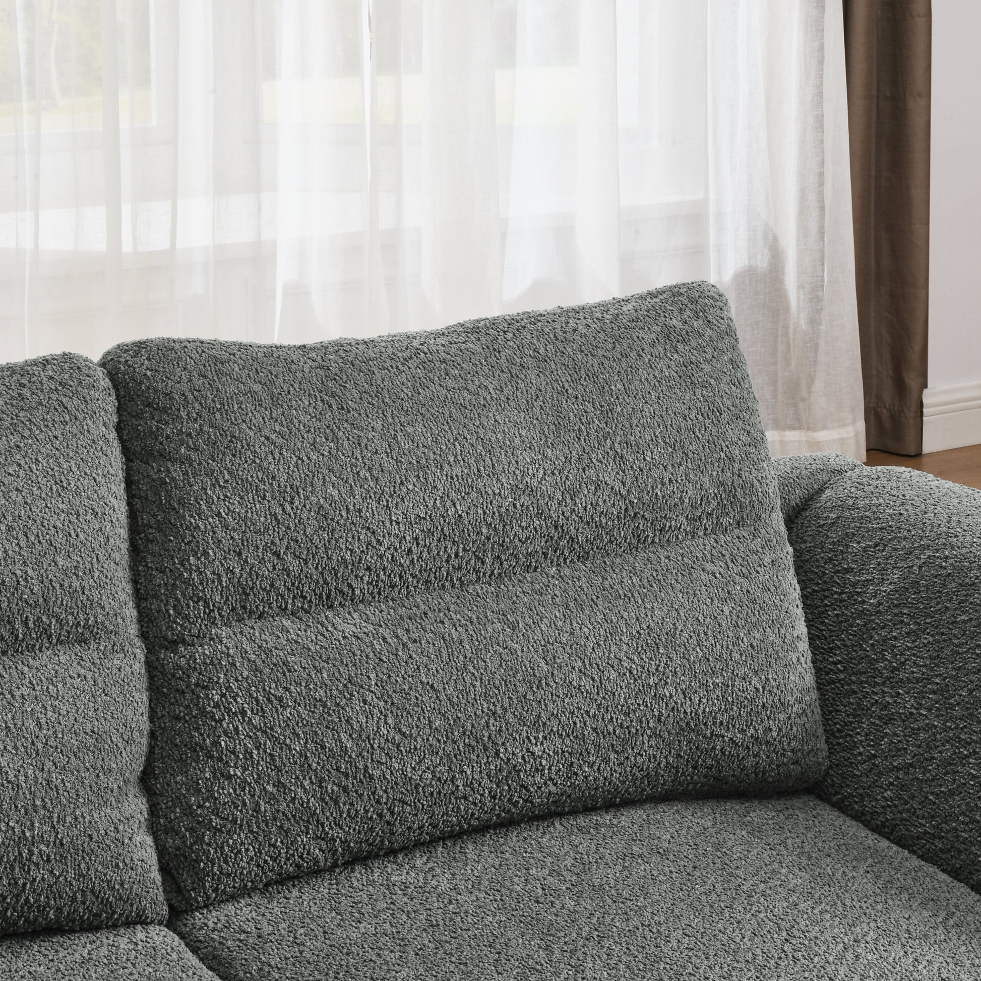 Convertible Futon Sofa Bed, Comfy Loveseat Sleeper Sofa With Adjustable Armrest, Strengthen Wood, Thick Padded Cushion, Small 2 Seater Couch For Living Room, Bedroom, Grey Grey Foam 2 Seat