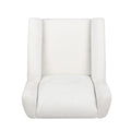 Swivel Chair Ivory Fabric