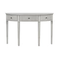 Distinctive Features Of Pine Veneer Console Table With Vertical Stripe Drawer Fronts And Four Legs Antique White Primary Living Space Antique,Minimalist Drawers Mdf