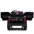 24V Two Seater Kids Ride On Electric Pickup,Kids Ride On Toy W Parents Remote Control,4Wd 800W Motors,Two Safety Belts,High Gate Safety Design,Top Warning Light, Speed 2.49 3.73Mph For Kids Aged 3 . Black 50 99 Lbs Polypropylene