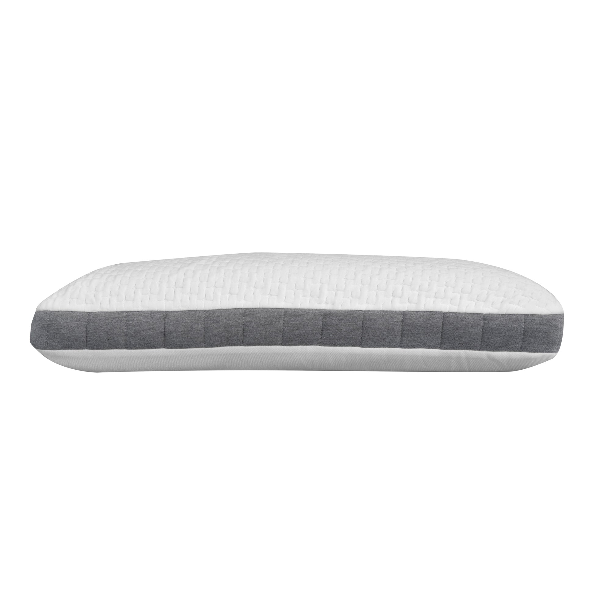 Bamboo Charcoal Cooling Gel Pillow King White Foam