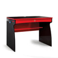 Champion Study Desk Red Black Particle Board