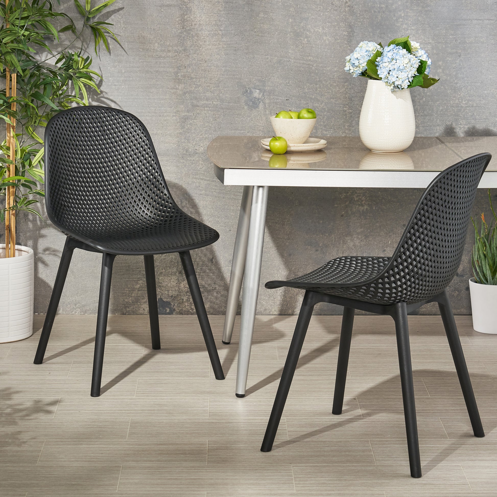 Posey Chair Black Polypropylene