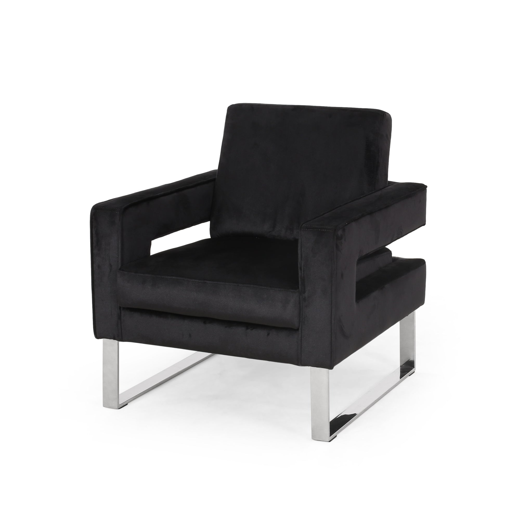 Arm Chair Black Velvet