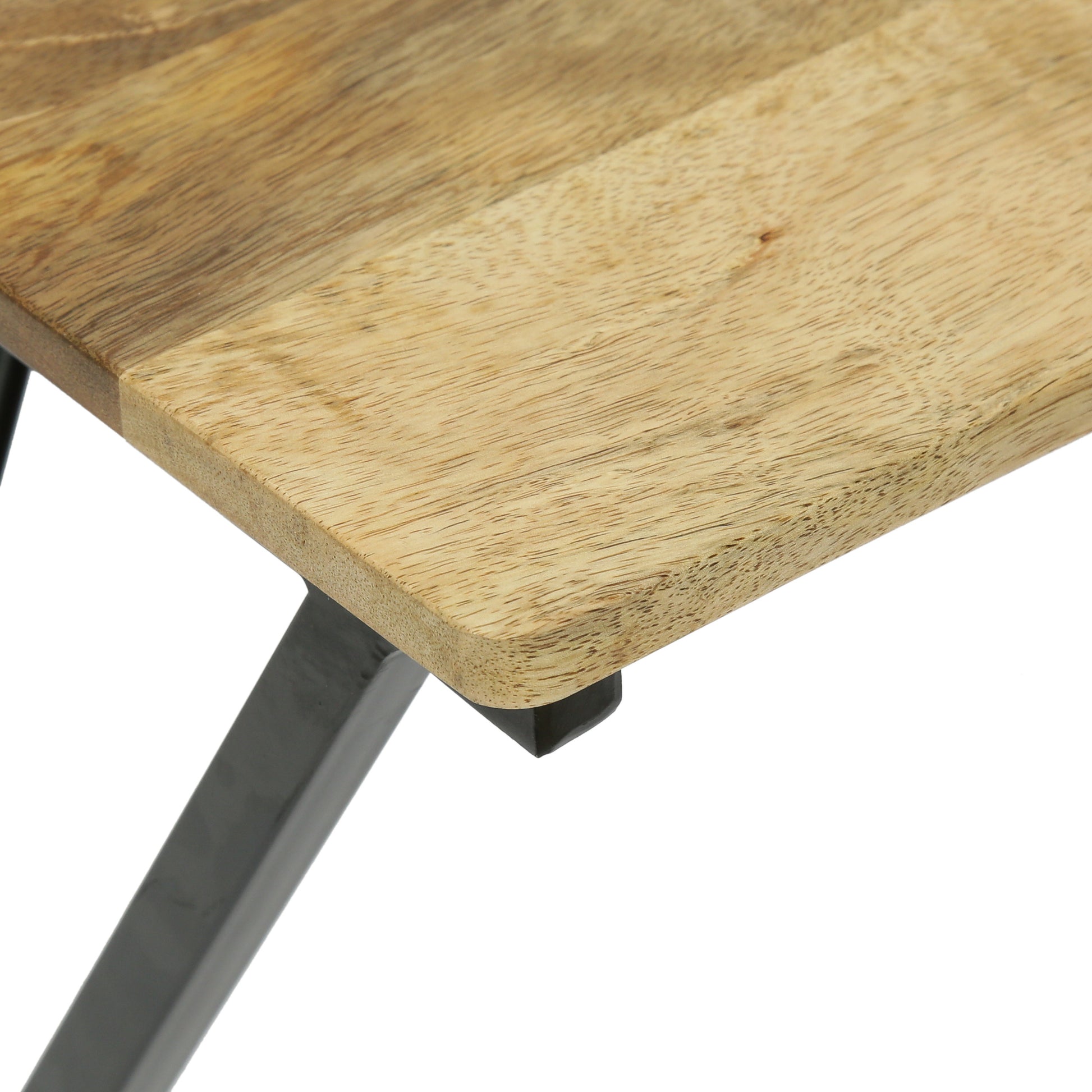 Console Table Natural Metal & Wood