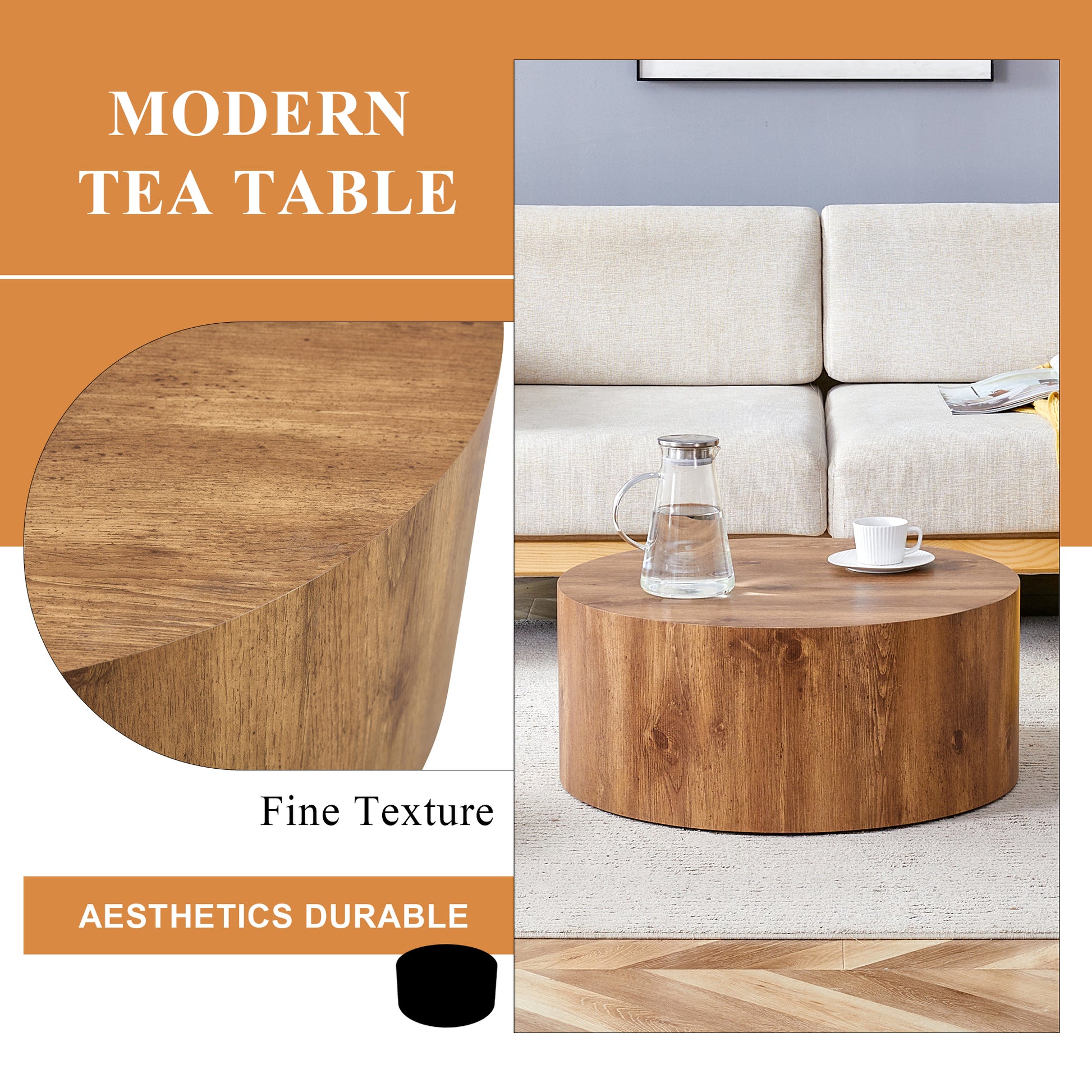 The Cylindrical Table With Its Patterned Design Can Be Easily Integrated Into A Variety Of Interior Styles, From Coffee Tables To Small Dining Tables, Workbenches Or Makeshift Writing Desks. Wood