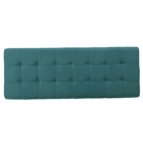 Storage Ottoman Teal Fabric