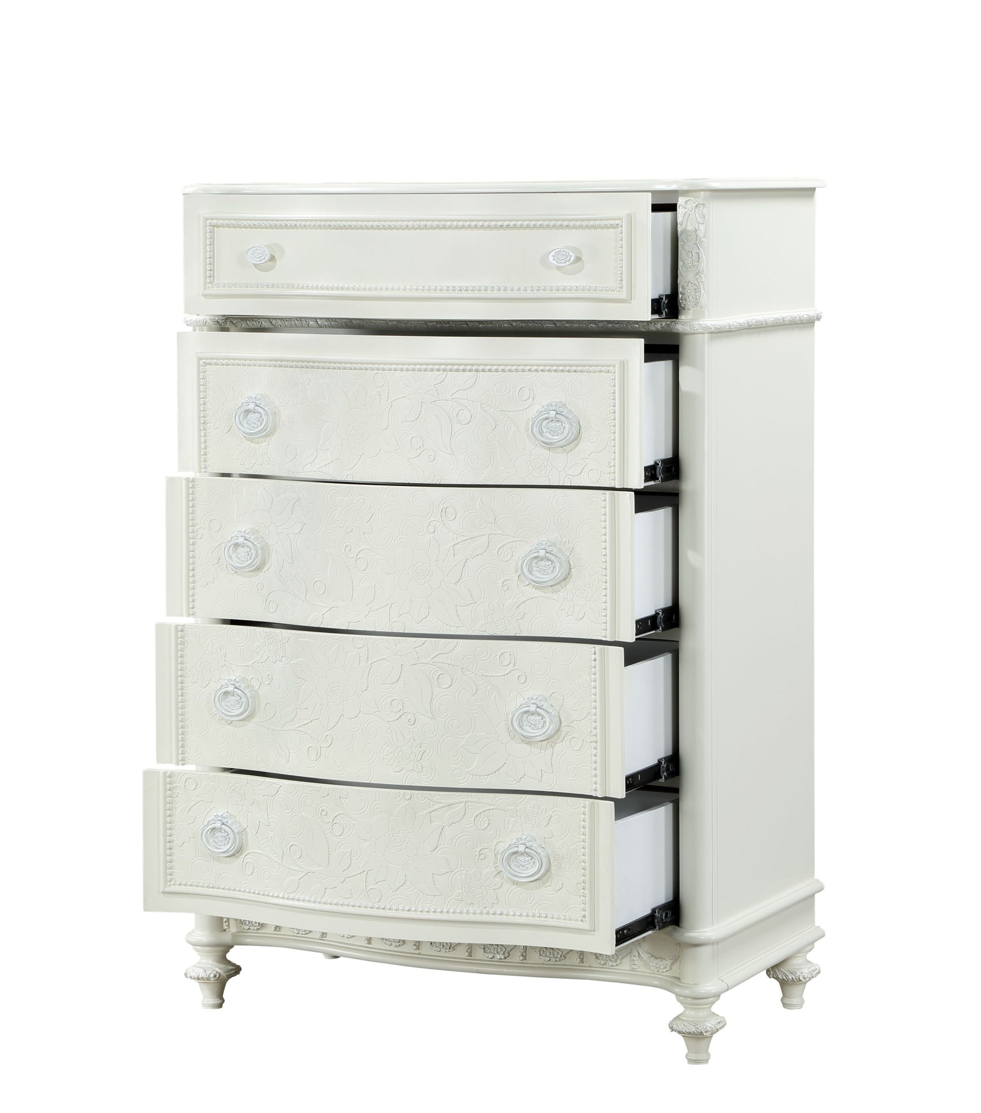 Dorothy Chest, Ivory Finish Bd02270 Ivory Wood