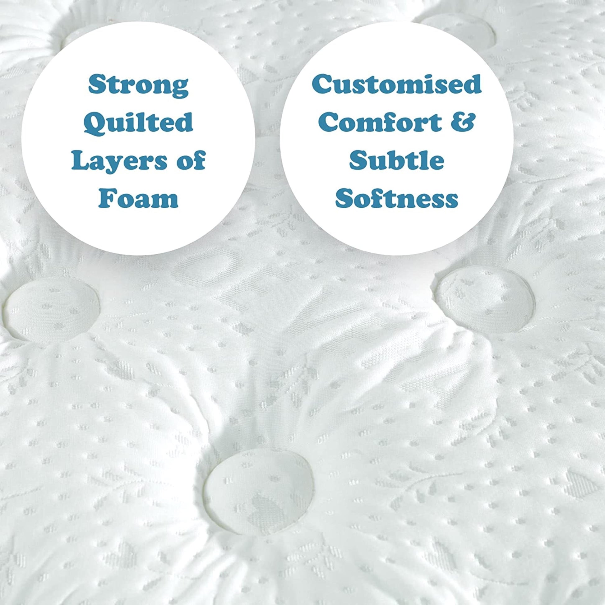 Twin Xl Size 9 Inch Excellence Medium Tight Top Hybrid Aloe Vera Foam Encased Pocket Coil Mattress White Green Foam Spring Twin Xl