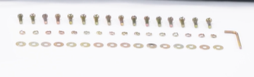 Hardware Pack Fit For W57012491X All Color Black Gold Metal