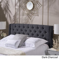 King Cal King Headboard King Black Fabric