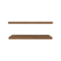 Floating Shelf Dallas, Living Room, Mahogany Mahogany Particle Board Engineered Wood