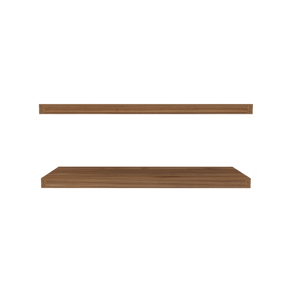 Floating Shelf Dallas, Living Room, Mahogany Mahogany Particle Board Engineered Wood