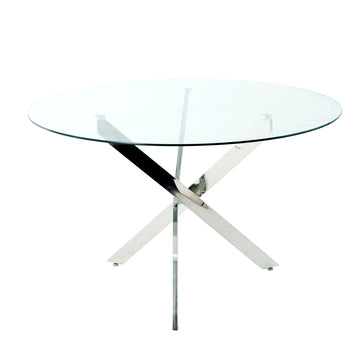 Ac140 L Ch Stainless Steel Silver Leg Silver Stainless Steel