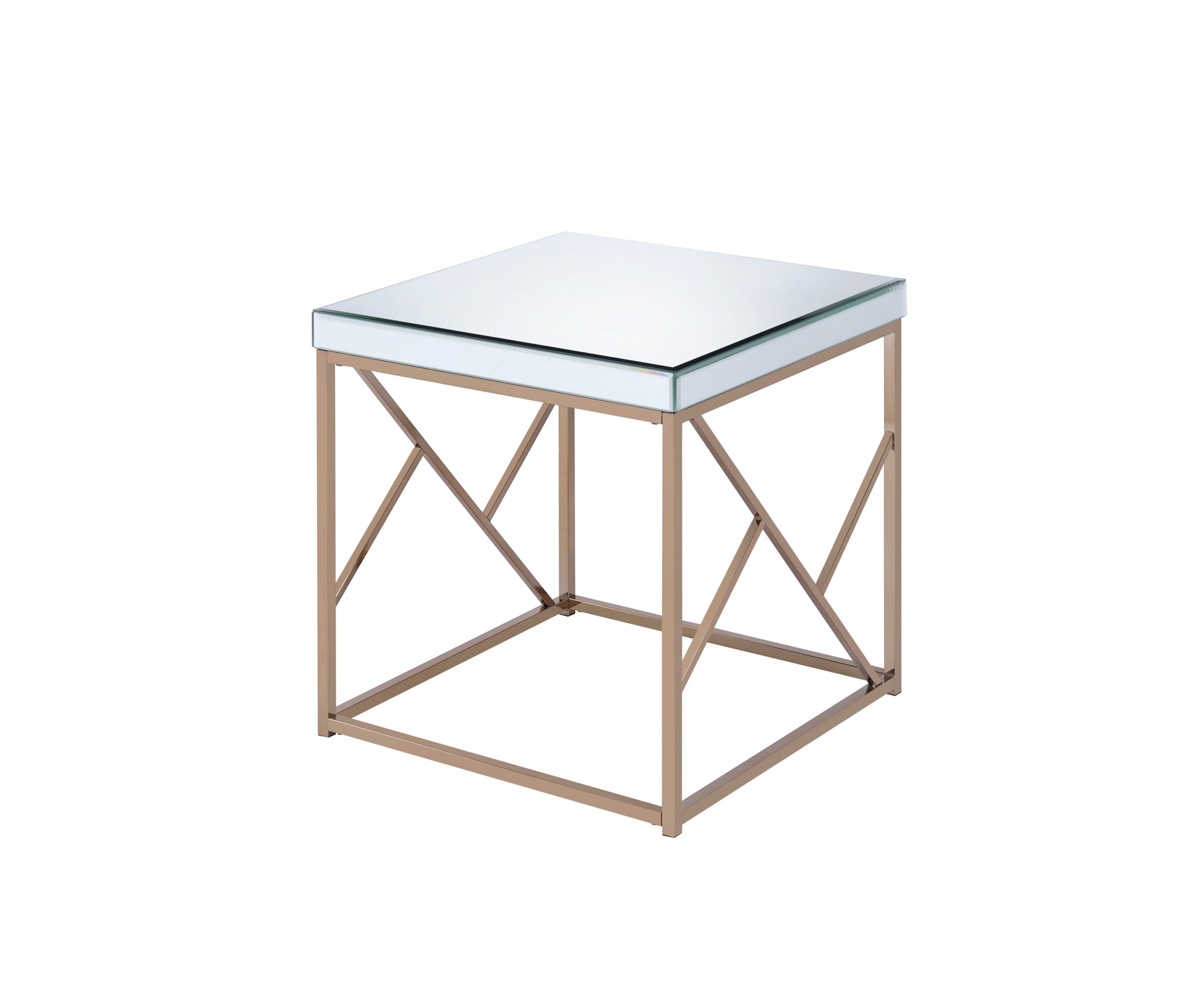 Evelyn 3 Piece Occasional Table Set Gold Gold Iron