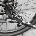 Aosom Steel Bike Trailer Coupler Attachment, Type 'B' Bicycle Trailer Hitch Connector For Cargo, Child And Pet Trailers Black Metal